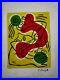 Keith Haring painting on paper (handmade) signed and stamped mixed media