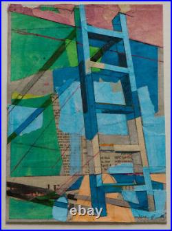 Kenneth Le Riche RSW Ladder and Wall Scottish Contemporary Painting