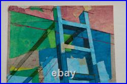 Kenneth Le Riche RSW Ladder and Wall Scottish Contemporary Painting
