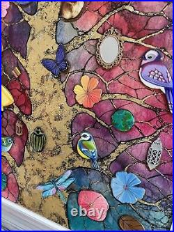 Kerry Darlington Mixed Media Artwork Original'Little Trinket Tree