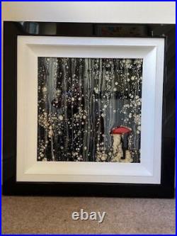 Kevin Bandee Original Mixed Media Artwork'The Red Umbrella'