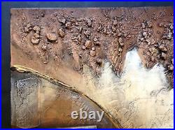 Large Abstract Assemblage Painting 20th Century Mixed Media 3D Art