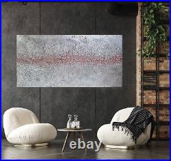 Large ORIGINAL HAND PAINTED ABSTRACT 100x50cm Mixed Media By J. Cruz