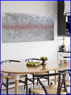 Large ORIGINAL HAND PAINTED ABSTRACT 100x50cm Mixed Media By J. Cruz