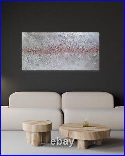 Large ORIGINAL HAND PAINTED ABSTRACT 100x50cm Mixed Media By J. Cruz