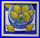 Lemons & Blue IMPRESSIONIST COLOURIST PAINTING BY JOHN GARBETT 10 X 10.5