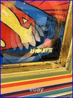 Lhouette L'Houette- Superman Original artwork Pop Panel