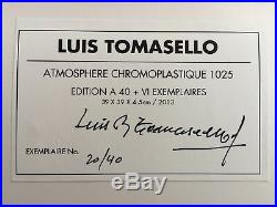 Luis Tomasello Chromoplastique 1025 hand signed wall sculpture
