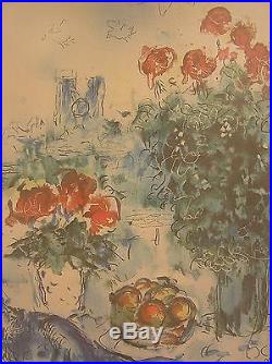 MARC CHAGALL RARE Pencil hand signed & numbered Original Coloured lithograph