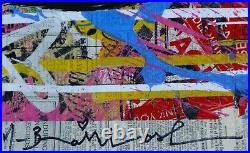 MR BRAINWASH ICONICFollow your dreams Unique Mixed media Orig HAND SIGNED 1/1