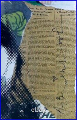 MR BRAINWASH Kate MossUnique Silkscreen& Mixed media Original HAND SIGNED 1/1