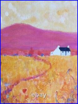 Mary Stevenson Contemporary Scottish Colourist Unframed Oil Direct From Artist