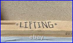 Max Beale, Mixed Media Titled'lifting' Signed With Artist's Tag, Dated 2014