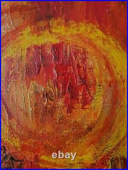Medium Abstract Art Mixed Media Painting by English UAE-based Artist MARION KING