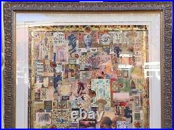 Melanie Boone Huge Original Mixed-media Collage Egyptian Eastern Antiquity Theme