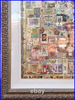 Melanie Boone Huge Original Mixed-media Collage Egyptian Eastern Antiquity Theme