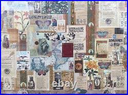 Melanie Boone (usa) Mixed-media Antiquity Theamed Collage, Signed, Gilt Framed