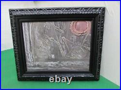 Michael R. Reynolds Framed Mixed Media Oil Abstract Painting Titled Intrigus