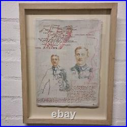 Michael Stennett Signed Mixed Media Painting Painting/ Drawing Military Officer