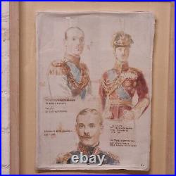 Michael Stennett Stennett Signed Mixed Media Painting/ Drawing Military Officers