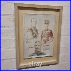 Michael Stennett Stennett Signed Mixed Media Painting/ Drawing Military Officers