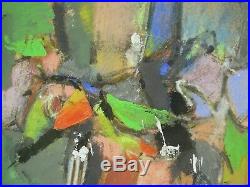 Mid Century Abstract Mixed Media Painting 1955