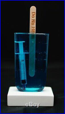 Miss Bugs Do No Harm Ice Lolly Bloody Syringe BLUE Sold Out Mint