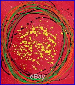 Mixed Media Float Painting (Lithograph & Acrylic), Limited Edition, Dale Chihuly