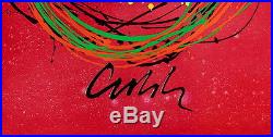 Mixed Media Float Painting (Lithograph & Acrylic), Limited Edition, Dale Chihuly