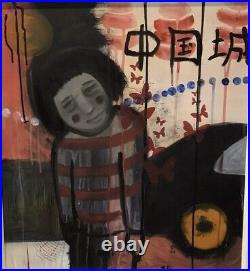 Modern British School Professional Work China Town Contemporary Mixed Media