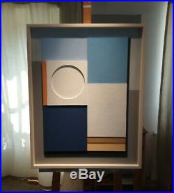 Modern British art / St Ives style abstract relief by Richard Witham