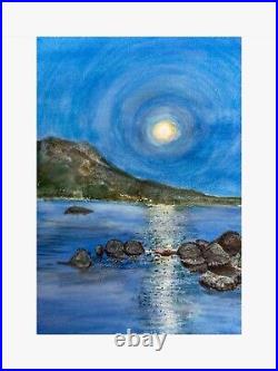 Moonlight, Still Waters Original Painting