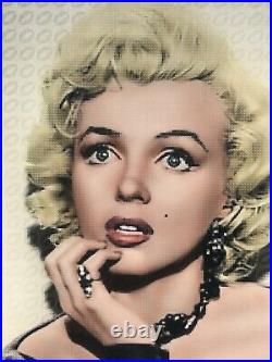 NICK HOLDSWORTH'Marilyn' Original Mixed Media On Board Large