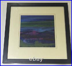 Nancy sexton abstract landscape evening walk signed