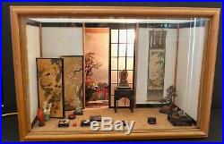 Narcissa Thorne Shadow Box Diorama Signed And Titled Japanese Treasures