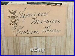 Narcissa Thorne Shadow Box Diorama Signed And Titled Japanese Treasures