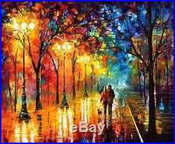 Night Happiness Limited Edition Mixed Media/Giclee on Canvas by Leonid Afremov