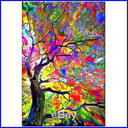 Nik Tod Original Painting Large Signed Art Colored Investment Abstract Tree 6 Uk