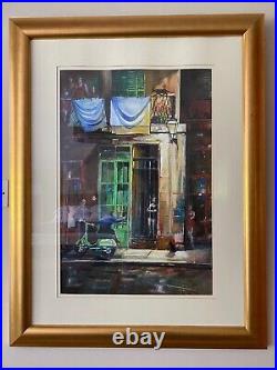 ORIGINAL Painting by Glaswegian Artist Daniel Cambell (b. 1951). Framed & Glazed