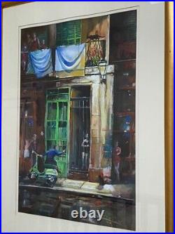 ORIGINAL Painting by Glaswegian Artist Daniel Cambell (b. 1951). Framed & Glazed