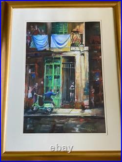 ORIGINAL Painting by Glaswegian Artist Daniel Cambell (b. 1951). Framed & Glazed