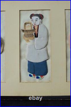 Oriental Antique Art Painting Mixed Media