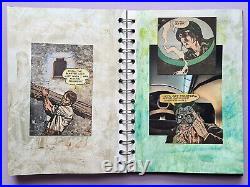 Original Art Sketchbook inc. 70+ Unique Collages Abstract Comic Art Journal
