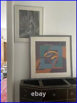 Original Geoff Machin, 1937 Signed Abstract 1991/92 64cm, Chelsea School of Art