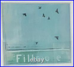 Original, James Bartholomew, Mixed Media On Paper,'Fillmore Crows' Framed