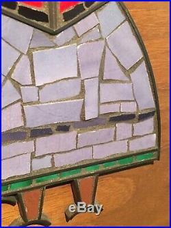 Original Mosaic Tile On Wood Mid Century Artwork Signed Kohler 24x12