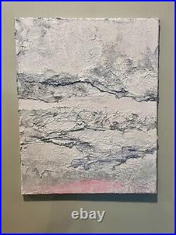 Original Painting Texture Mixed Media Acrylic Painting FREE SHIPPING