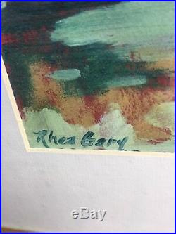 Original Rhea Gary Painting signed mixed media