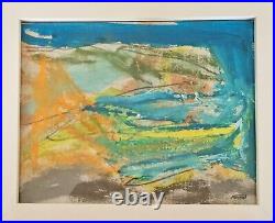 Original Seascape Painting Sidmouth To Weymouth Nigel Waters Sea Signed Framed