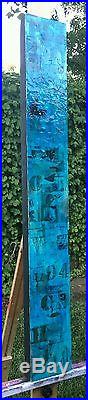 Original Totem Abstract Mixed Media Textured Painting by K. A. Davis